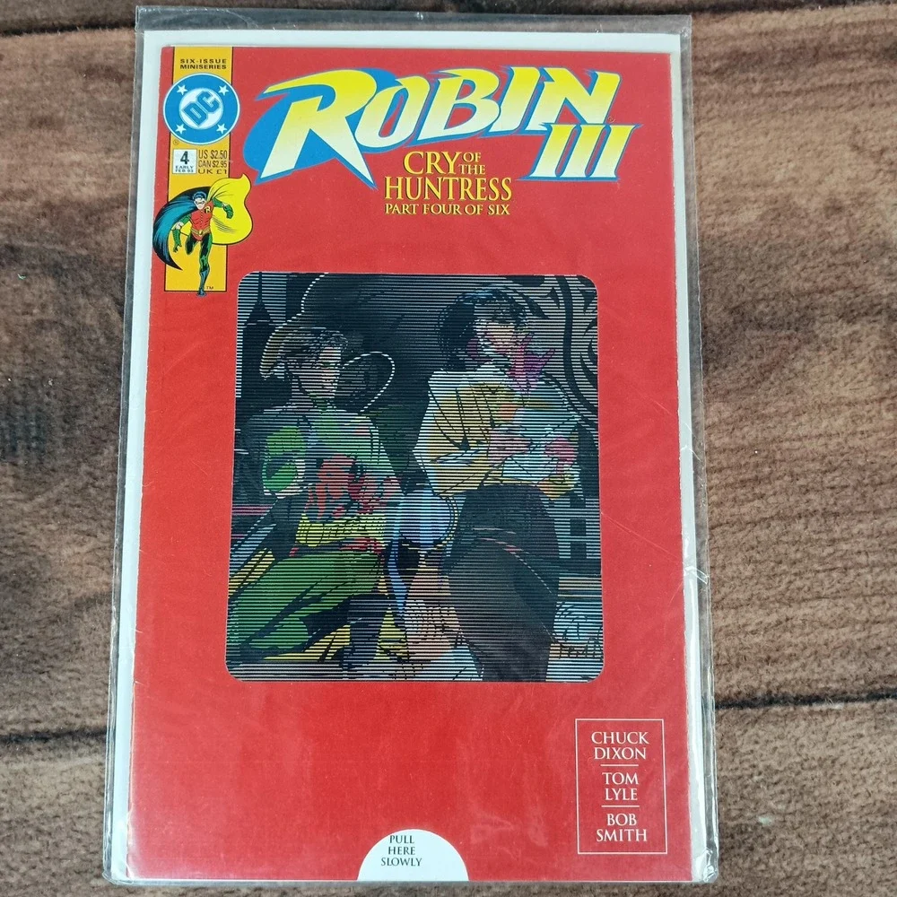 DC Comics Robin II III Comic Lot OS Red Excellent Hologram Lenticular 3 Issues